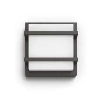 Dritë murale e jashtme Philips Petronia, LED 12W 1200 lm, 2700K, antracit