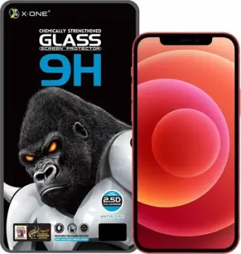 Xham mbrojtës X-One Full Cover Matte për iPhone 13 13 Pro, extra i fortë, transparent mat