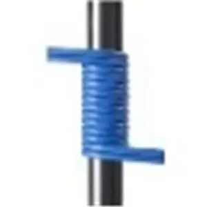 Spirale plastike për kabllo Premier Flex, fleksibile, për organizim, blu