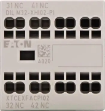 Kontaktor ndihmës Eaton DILM32-XHI02-PI, 2 kontakte NC, 16A, gri