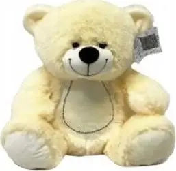Lodër pelushi Tulilo Teddy Bear Tomek, 34cm, ngjyrë krem
