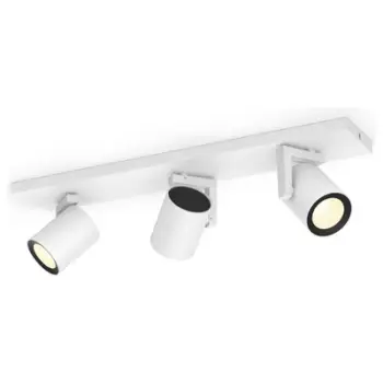 Plafonierë Philips Hue Argenta, 3 spote LED, smart, e bardhë