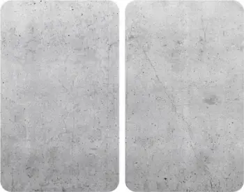 Mbulesë sobe WENKO Concrete, set 2 copë, xham rezistent, 52x30 cm, gri betoni