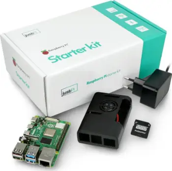 Set startues Raspberry Pi 4 Model B, 2GB RAM, microSD 32GB, i zi