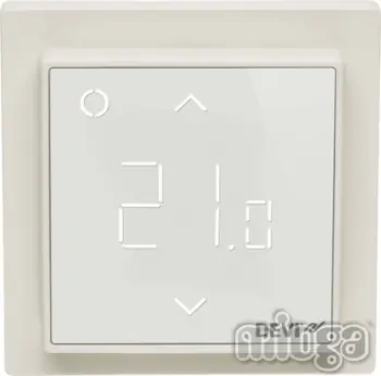 Termostat dhome Devi Touch, panel touchscreen, montim i fshehtë, i bardhë