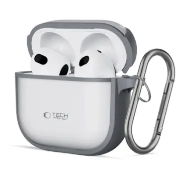 Mbrojtëse për kasë Tech-Protect Magmat, për Apple AirPods 4, mat gri