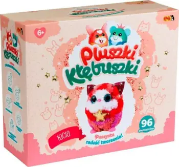 Set lodër kreative Epee Pluszki Kłębuszki Kitty, 96 elemente, për fëmijë
