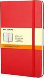 Fletore Moleskine Classic, Large 5 x 8.25", me vija, e kuqe