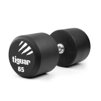 Hantel Tiguar PU, 65kg, poliuretan, i zi