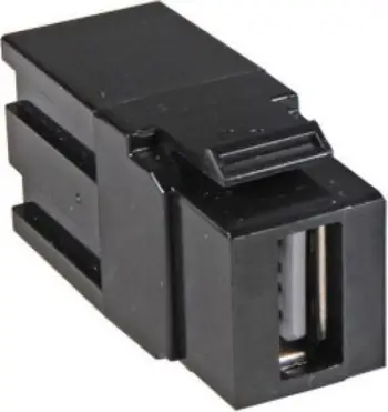 Adaptues Keystone USB Delock 17000485, USB 3.0 Type A në Type A, i zi