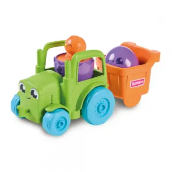 Lodër transformuese Toomies 2 in 1 Tractor, për bebe, shumëngjyrësh