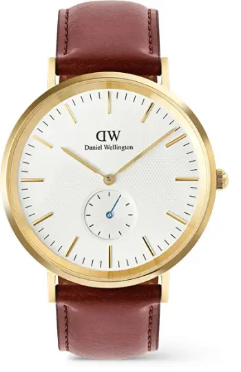 Orë dore Daniel Wellington Classic 40 Multi-Eye St Mawes, e kaftë