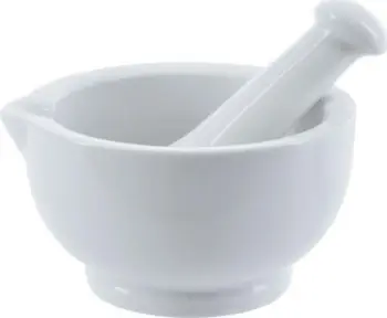 Tas përzierje me shtypës Hit, 12 cm, i bardhë