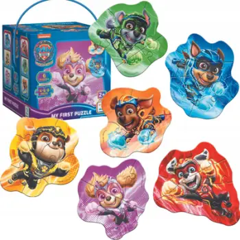 Puzzle Dodo Paw Patrol My First Puzzle, 6 në 1, 4 6 8 pjesë, shumëngjyrësh