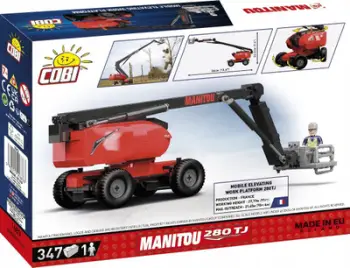 Lodra konstruktori Cobi Manitou 280 TJ, 347 pjesë, 7+, e kuqe