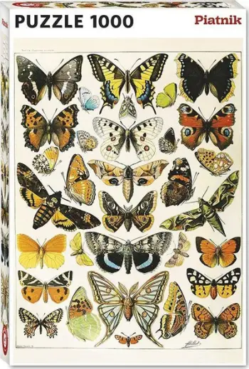 Puzzle Piatnik Butterflies Millot, 1000 pjesë, shumëngjyrësh