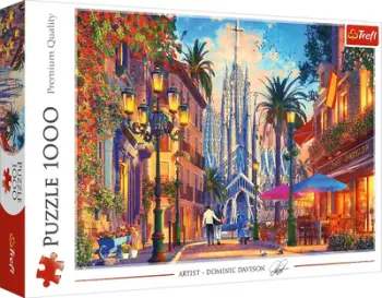 Puzzle Trefl Barcelona Spain 10793, 1000 pjesë, 68.3 x 48 cm, shumëngjyrësh