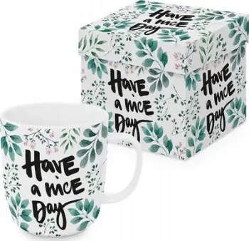 Filxhan PPD Have a Nice Day, 400ml, porcelan, jeshile e bardhë