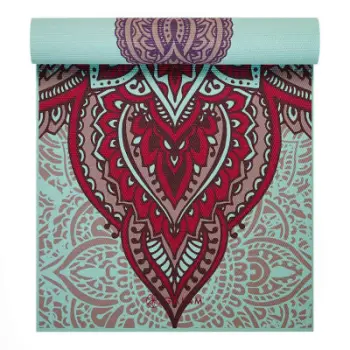 Tapet yoga Gaiam Ara Rouge Double Sided 6 mm, PVC, i kuq
