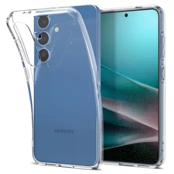 Mbrojtëse Spigen për Galaxy S25+ Plus, Liquid Crystal, transparente