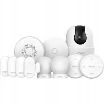 Sistem alarmi Imou Home Alarm Kit 11 Ranger 2C, me kamerë, sensorë ZigBee, i bardhë
