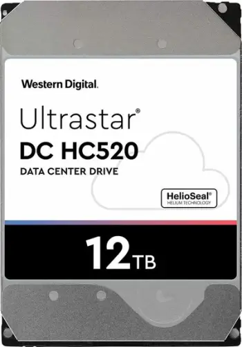 Hard disk i serverit WD Ultrastar DC HC520, 12TB, 3.5'', SATA III (6Gb/s)