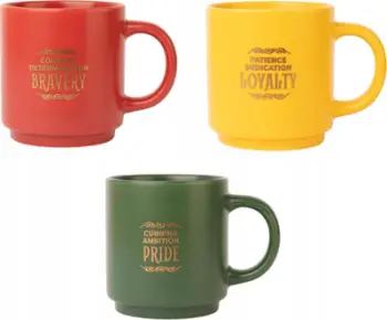Set filxhanësh Harry Potter, 4 copë, porcelan, shumëngjyrësh