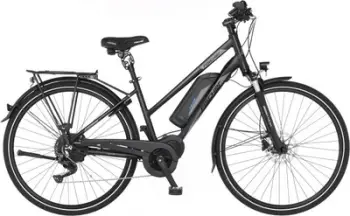 Biçikletë elektrike trekking Fischer Viator ETD 1861, 28", motor qendror, e zezë