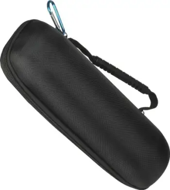 Kuti mbrojtëse për altoparlant JBL Charge 4 CH-402, me dorezë dhe rrip shpatulle, e zezë