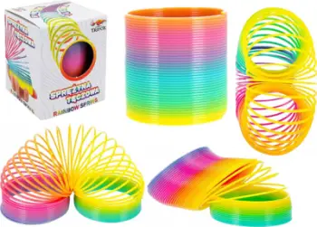 Lodër spirale Trifox Small Rainbow Spring, me ngjyra ylberi