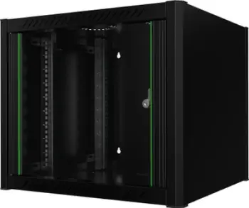 Kabinet rrjeti Lanview RWM09U56BL, 9U, montim në mur, i zi