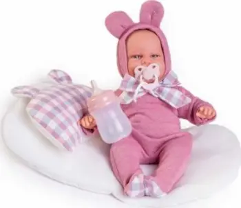 Lodër bebe Antonio Juan Toneta 70355, 34cm, trup tekstili, me jastëk