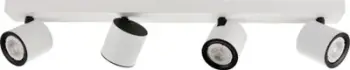 Ndriçues plafoni Netlighting Karlota Modern, 4 GU10, 64 cm, i bardhë