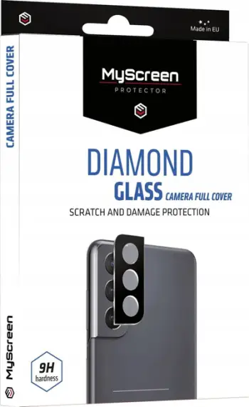 Mbrojtës kamerë MyScreen Samsung Galaxy A33 A53 A73, xham i temperuar, Full Cover, i zi