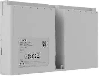 Bateri rezervë Ajax 127878 EN54 Fire Hub, 7.4V, 10Ah, e bardhë