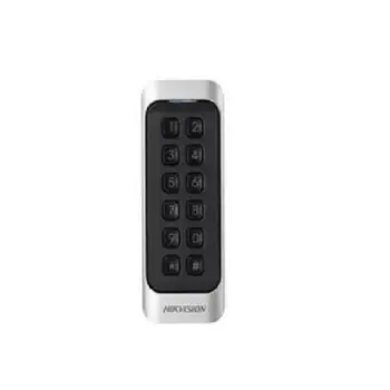 Lexues karte me tastierë Hikvision DS-K1107AEK, EM 125kHz, RS-485 Wiegand OSDP, i zi