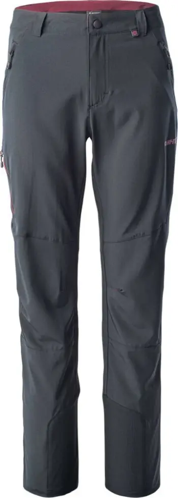 Pantallona trekking Hi-Tec Lady Anon W, për femra, softshell elastike, gri