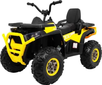 Makina elektrike për fëmijë Ramiz ATV Desert 4x4, telekomandë, LED dhe Mp3, e verdhë