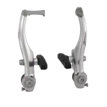 Set frenash biçiklete Saccon H110, V-Brake, 2x90 mm, argjendtë