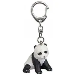 Varesë çelësash Papo Sitting Baby Panda 02216, figurë panda, bardh e zi