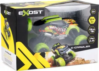 Makina me telekomandë Exost X-Crawler, 2.4 GHz, deri 25 min lojë, e zezë jeshile
