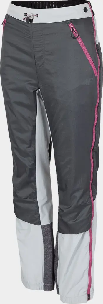 Pantallona skijimi 4F SPDTR063 Primaloft, për femra, gri
