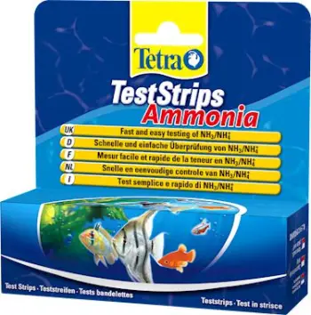 Shirita testues për akuarium Tetra TestStrips Ammonia, për amoniak NH3 dhe NH4