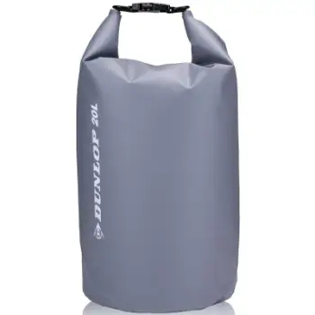 Çantë ujërezistente Dunlop 20L, PVC i përforcuar, me rrip, gri