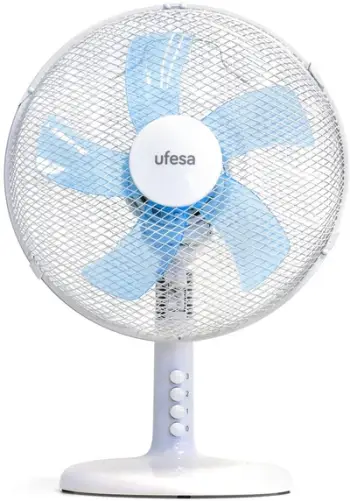 Ventilator tavoline Ufesa TF0400, 50W, 3 shpejtësi, i bardhë