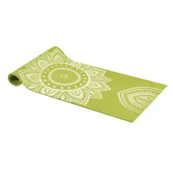Tapet yoga Eco Wellness Yoga Mat With Print, 4mm, i gjelbër