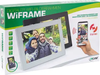 Kornizë digjitale fotosh Inline WiFRAME, 10.1", 16GB, e bardhë