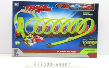 Pistë garash TUD Track Racing Super Track, 360°, 2 makina lodër, jeshile