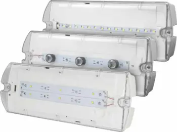 Ndriçues emergjent HELIOS IP65 ECO LED 3.2W, 320lm, 1 orë, i bardhë