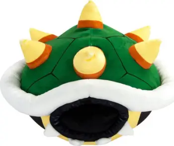 Lodër pelushi Club Mocchi Mocchi Mega Bowser Shell, 15", Super Mario, shumëngjyrëshe